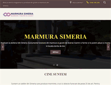 Tablet Screenshot of marmura-simeria.ro